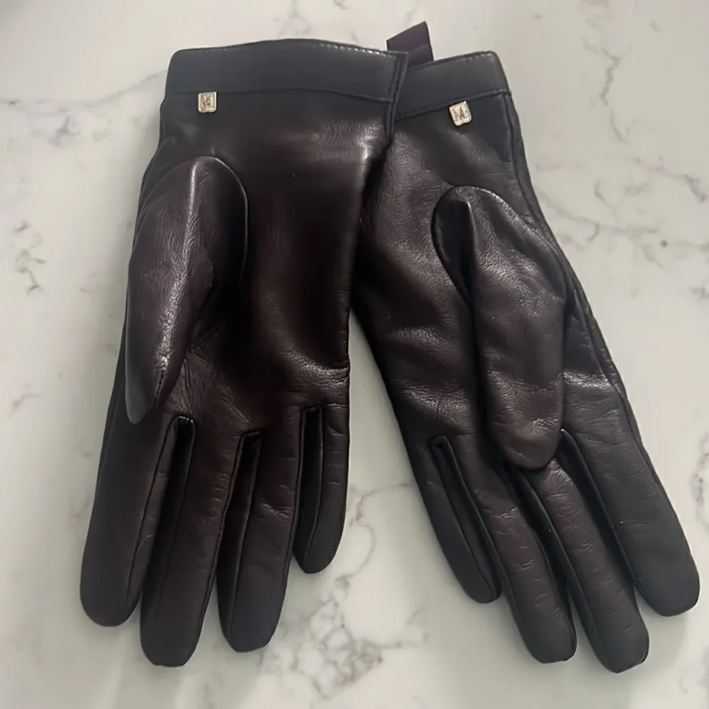 Bruno Magli Leather Gloves